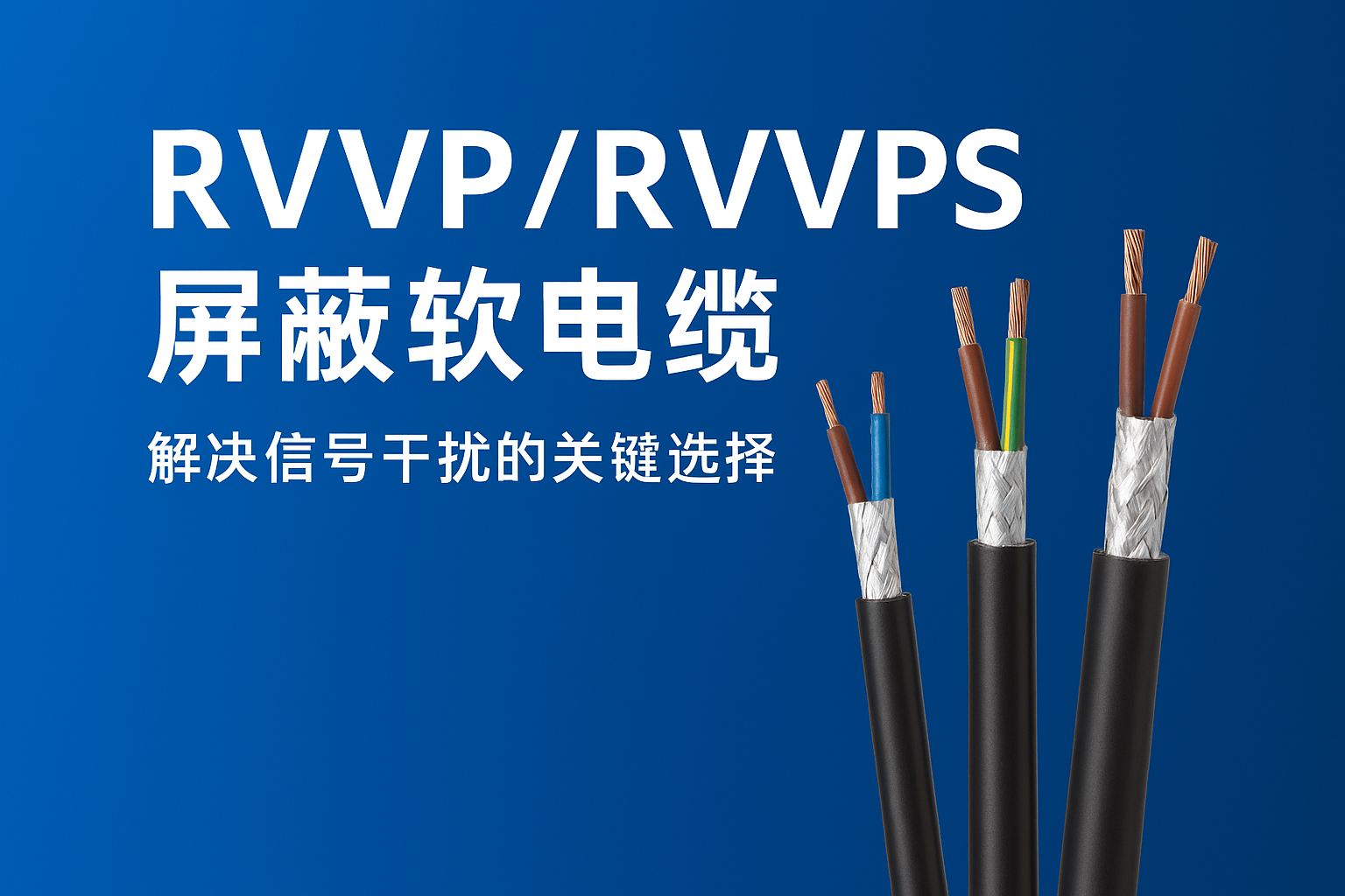 RVVP/RVVPS屏蔽軟電纜：解決信號干擾的關鍵選擇