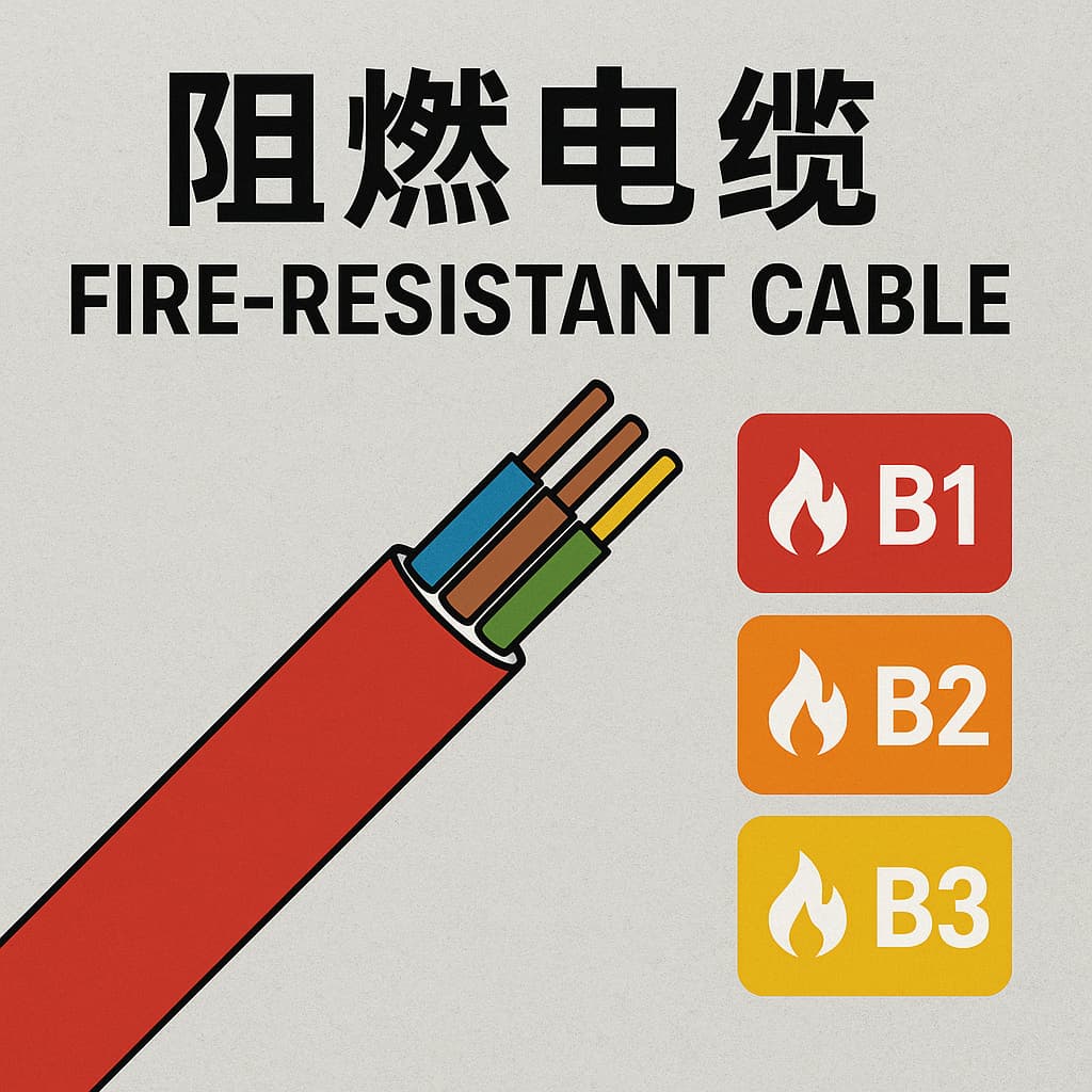 什么是阻燃電纜？B1、B2、B3級(jí)的區(qū)別你了解嗎？