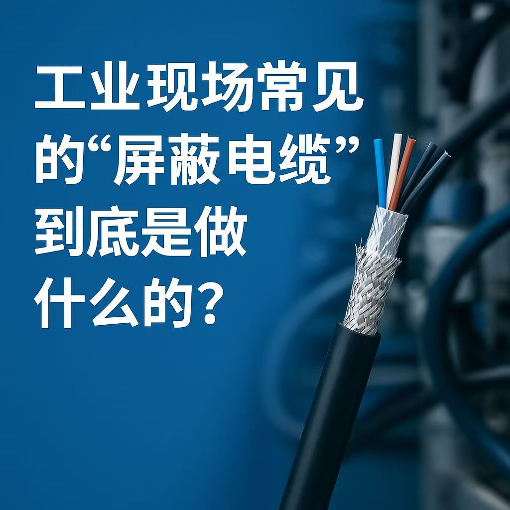 工業(yè)現場常見的“屏蔽電纜”到底是做什么的？