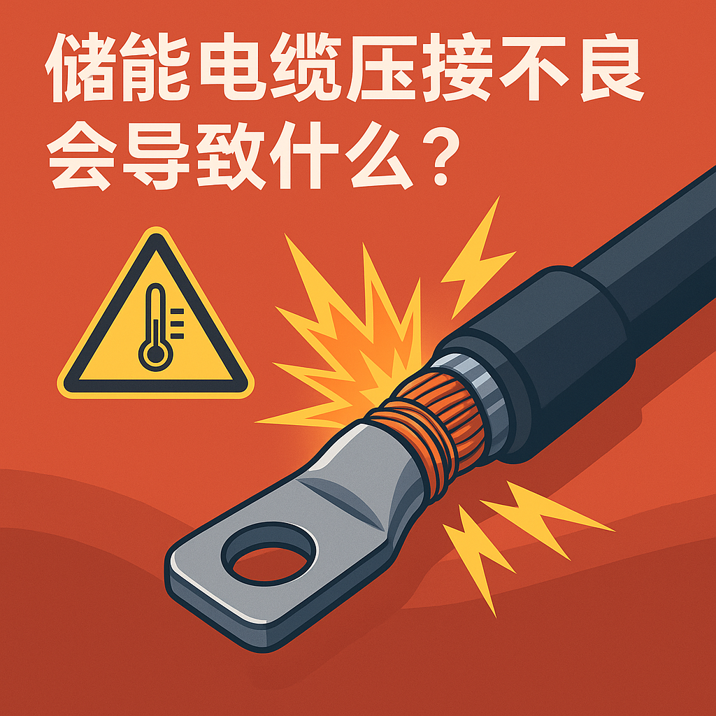 儲(chǔ)能電纜壓接不良會(huì)導(dǎo)致什么？