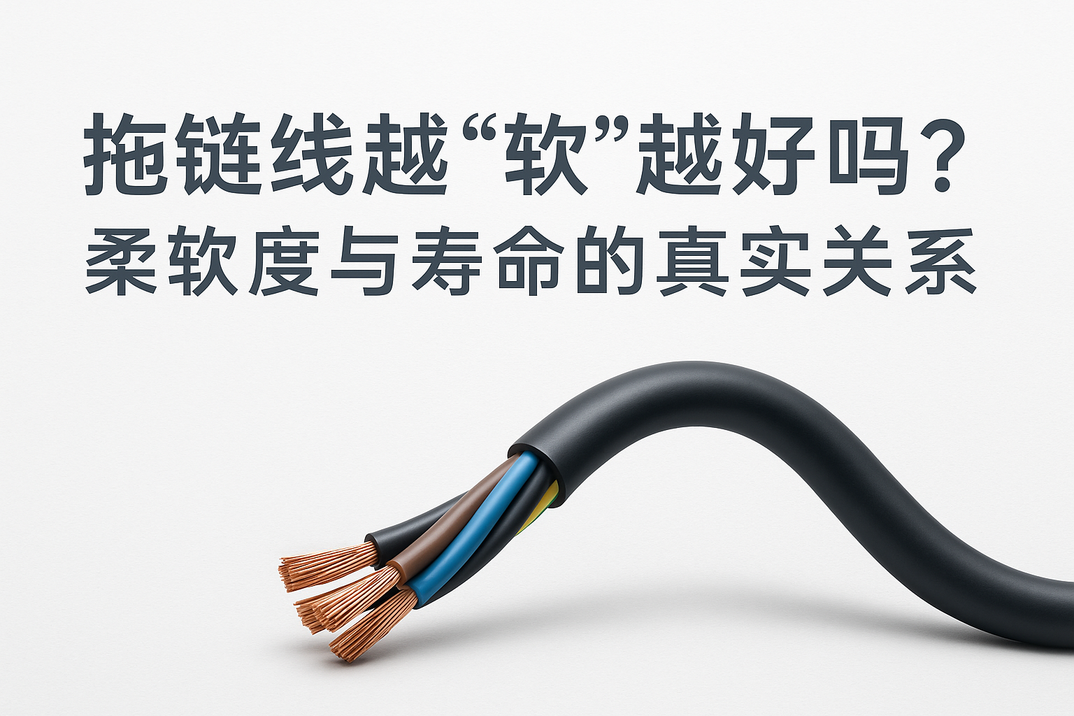 拖鏈線(xiàn)越“軟”越好嗎？柔軟度與壽命的真實(shí)關(guān)系