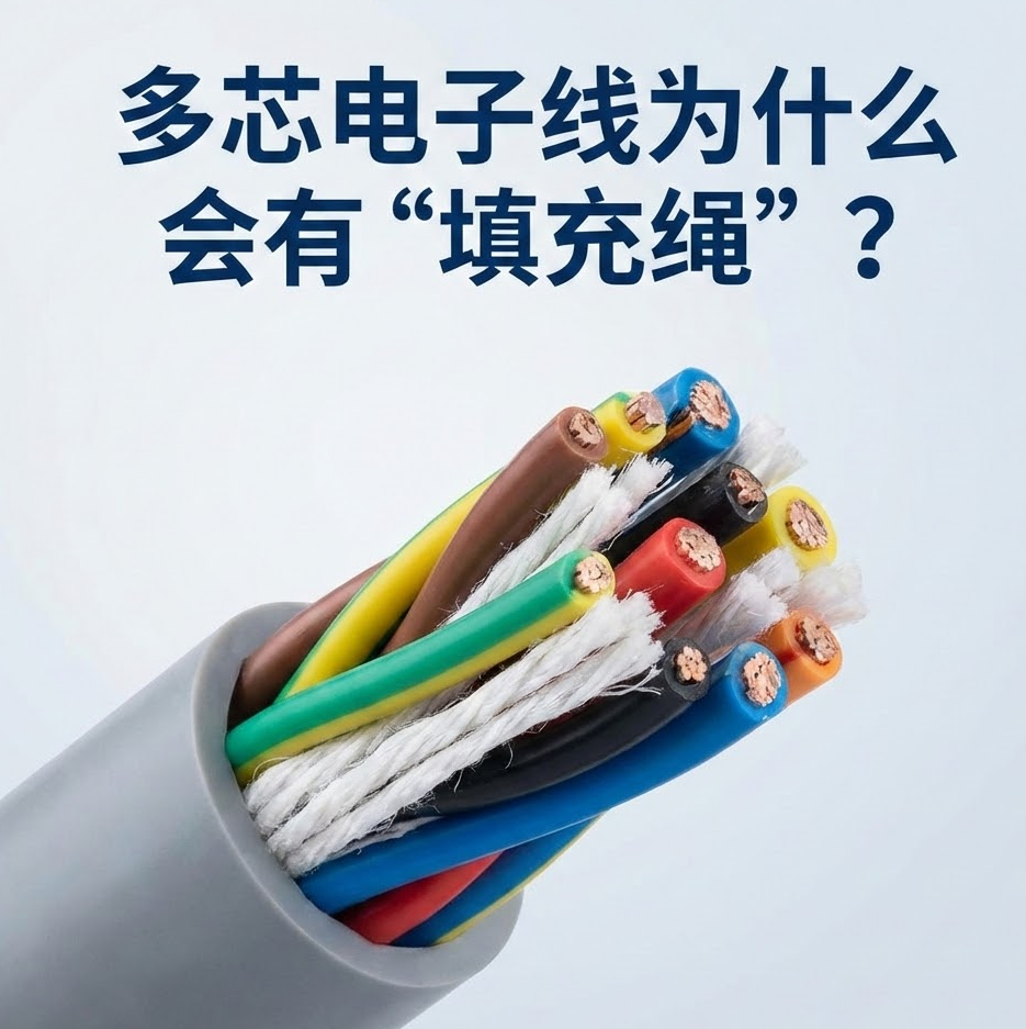 多芯電子線為什么會有“填充繩”？